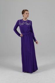  Purple Dream Maksi Elbise 