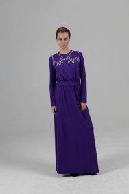  Purple Dream Maksi Elbise 