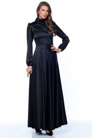  Siyah İpek Elbise 