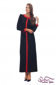  Jasmine Siyah-Kırmızı Elbise 
