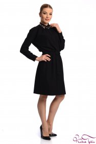  Veronica Siyah Mini Elbise 