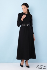  Alina Siyah Elbise 