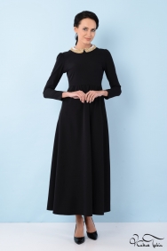  Alina Siyah Elbise 