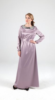  Lilac Diamond Maksi Elbise 