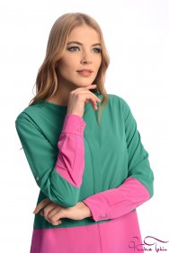  Veronica Yeşil - Pembe Gömlek 